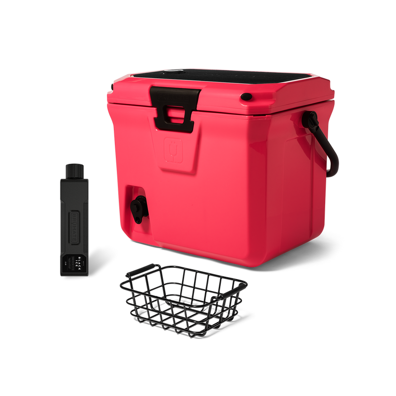Br Tank 20-Quart Grab + Go Cooler Bundle | Neon Pink