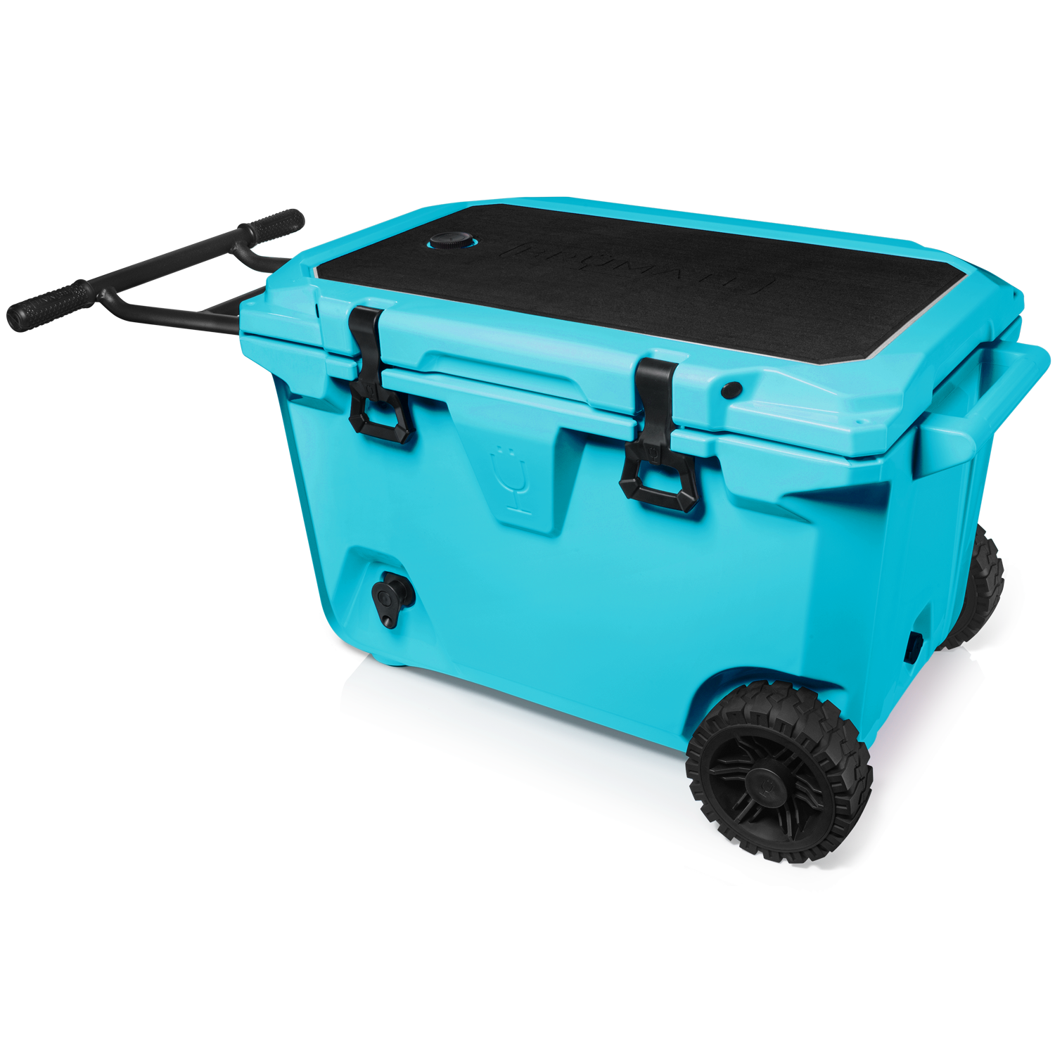 Br Tank 55-Quart Rolling Cooler | Electric Blue
