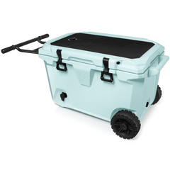 Br Tank 55-Quart Double Drink Holder Cooler Bundle | Blue Agave