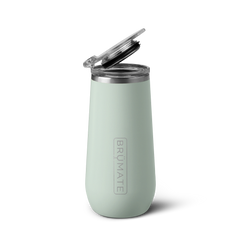 Champagne Flute | Glitter Rose Gold | 12oz
